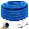 Mangueira Flutuante 38mm Azul 1.1/2 Polegadas 10 M com Abraadeiras