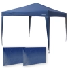 Kit Tenda Dobrvel Trixx 3m X 3m Base e Topo + 2 Paredes Laterais Azuis