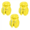 Kit com 3 Coletes Inflvel Infantil Premium para Criana de 3 a 6 Anos Amarelo