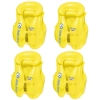 Kit com 4 Coletes Inflvel Infantil Premium para Criana de 3 a 6 Anos Amarelo