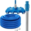 Kit Limpeza de Piscina Aspirador + Mangueira 6m + Haste Cabo 3m Telescpico