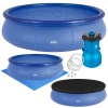 Kit Piscina Redonda Inflvel 6700 L com Bomba 110v, Capa e Forro