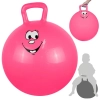 2 Brinquedos Bola Pula Pula Infantil com Ala 60 Cm Rosa