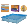 Kit Piscina 1500 Litros + Capa e Forro Mor + Bola Inflvel Laranja