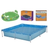 Kit Piscina 1500 Litros + Capa e Forro Mor + Boia Bote Fralda Verde