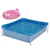 Kit Piscina de Armao Infantil 400 Litros + Bote com Fralda Rosa