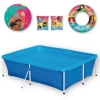 Kit Piscina Infantil 2000 Litros + Bola Inflvel + 2 Boias Das Princesas