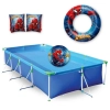 Piscina de Armao 6200l + Bola Inflvel + Boias Das Homem Aranha