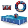 Piscina 7600l Mor + Bola Inflvel + 2 Boias de Brao + Boia Circular Homem Aranha