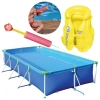 Piscina Premium 6200 L + Colete Infantil 3-6 Anos + Brinquedo Lana gua 25 Cm