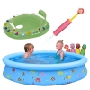 Kit Piscina Infantil 1000 L + Bote Fralda Verde + Lana gua de Bichinhos