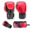 Luva de Boxe Training 14oz Vollo Muay Thai, Kickboxing, Treinamento Vermelha e Preta