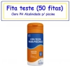 Kit Mini Pastilha de Cloro com 50 Unid. + Mini Flutuador + Fita Avaliar Ph, Cloro e Alcalinidade