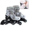 Roller Patins Infantil Cinza Ajustvel do 30 Ao 33