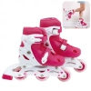 Roller Patins Infantil Rosa Ajustvel do 30 Ao 33