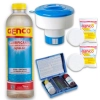 Kit Clarificante + Flutuador Grande + Cloro + Estojo para Avaliar Ph e Cloro