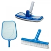 Kit Limpeza de Piscina Aspirador + Peneira Plstica + Escova