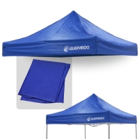 Teto Cobertura para Gazebo Pagoda Lona 2 X 2 Metros Azul Polister Oxford Guepardo