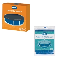 Kit Capa + Forro para Piscina Circular Estruturada 4500 Litros Mor