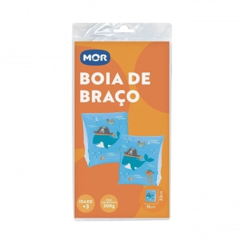 Kit Par de Boias de Brao 23cm X 15cm Azul + Boia Bote com Fralda Azul