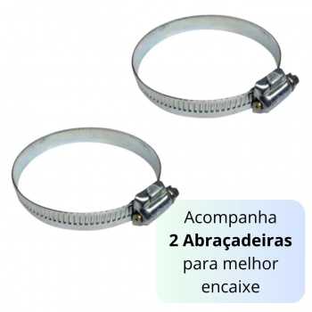 Mangueira Flutuante 38mm Azul 1.1/2 Polegadas 2m com Abraadeiras