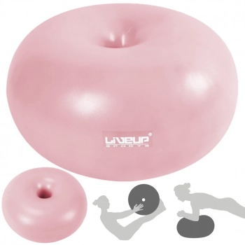 Bola Pilates Exerccios Fisioterapia Yoga Donut Rosa