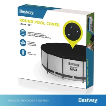 Capa para Piscina Estrutural 3,66 Mts Cobertura Bestway Indicado para Piscina de 6473 Lts