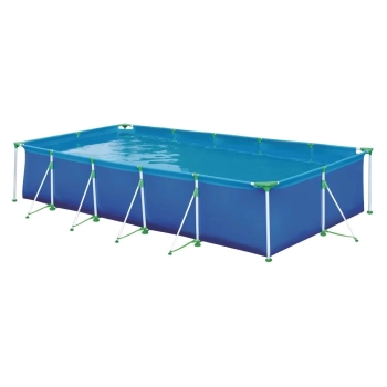 Piscina Mor Retangular Ferro 7600 Litros com Capa e Forro