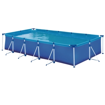 Piscina Mor Retangular Ferro 7600 Litros com Capa e Forro