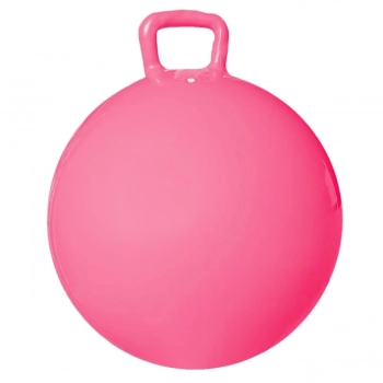 2 Brinquedos Bola Pula Pula Infantil com Ala 60 Cm Rosa