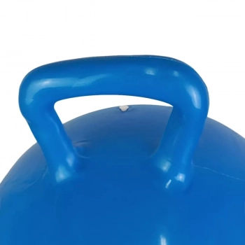 2 Brinquedos Bola Pula Pula Infantil com Ala 60 Cm Azul