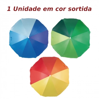 Kit 2 Unidades Cadeira de Praia 4 Posies + Guarda-sol Mor