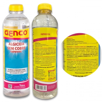 Kit Clarificante e Auxiliar de Filtrao + Algicida 1l + Elevador Alcalinidade Ph 2kg + Elevador de Alcalinidade 2 Kg