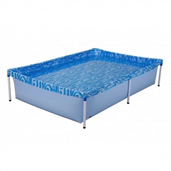 Kit Piscina Retangular 1000 Litros + Forro