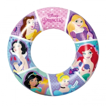 Boia Redonda Infantil Piscina Inflvel Princesas Rosa Disney