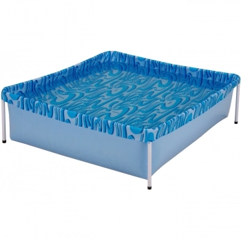 Kit Piscina de Armao Infantil 400 Litros + Bola Inflvel 40 Cm Verde