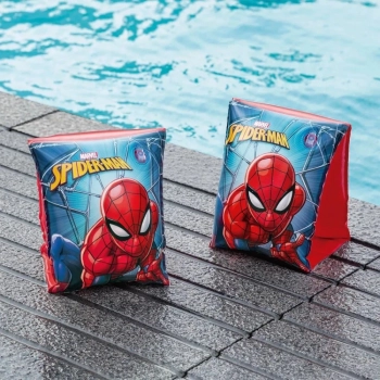 Kit Piscina 1000l + Capa + Forro + Boia de Brao Homem Aranha