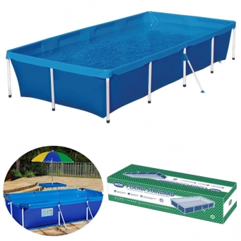 Kit Piscina 3000 Litros Mor + Capa e Forro + Boia Inflvel Das Princesas