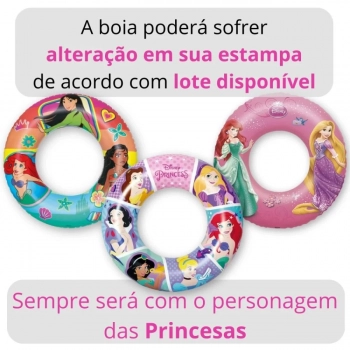 Kit Piscina 3000 Litros Mor + Capa e Forro + Boia Inflvel Das Princesas