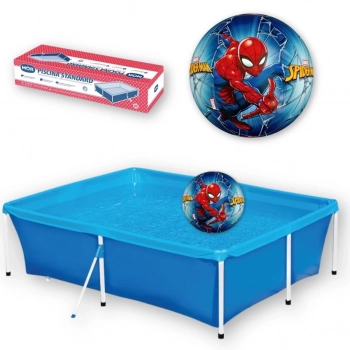 Kit Piscina 2000 Litros Mor + Bola Inflvel Homem Aranha