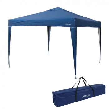 Tenda Gazebo Articulado Trixx 3m X 3m Azul + Carrinho de Praia com Avano