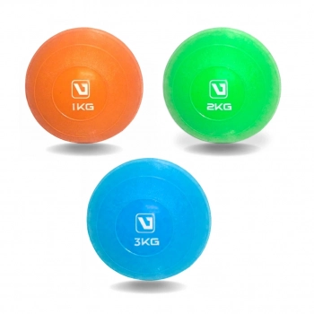 Kit Bolas de Peso para Exerccios 1kg 2kg 3kg Liveup