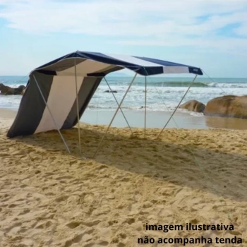 Lateral de Tenda Zaka Parede Gazebo Praia Camping 2,30 M X 2,30 M