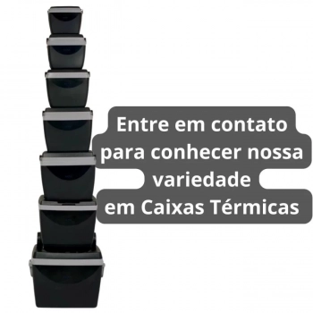 Caixa Trmica 18 Litros Preta Cooler com Ala Mor para Camping e Praia