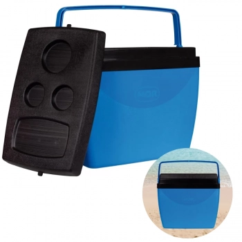 Kit Uma Cadeira de Praia Alta + Caixa Trmica Cooler 34 L