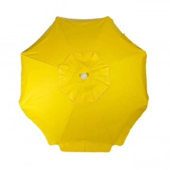 Kit para Praia Amarelo Cooler 36l + Guarda Sol Articulado 2 M