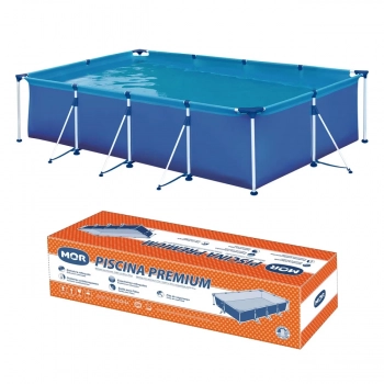 Kit Piscina Premium 6200 L + culos Natao Infantil Rosa + Bola 33 Cm