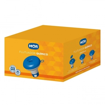 Kit Mini Pastilha de Cloro com 100 Unidades de 2 G + Mini Flutuador Mor