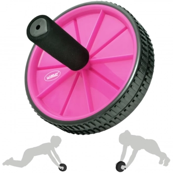 Kit Bola Sua 65 Cm Ilustrada + Colchonete Eva Pilates / Yoga + Roda Abdominal + Mini Bomba