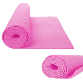 Kit 2 Colchonetes Tapete em Eva para Yoga e Pilates Nas Cores Rosa e Cinza